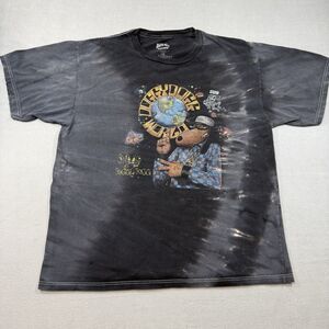 Death Row Records Snoop Doggy Dogg Tie Dye T-Shirt Size L Girlfriend Fit